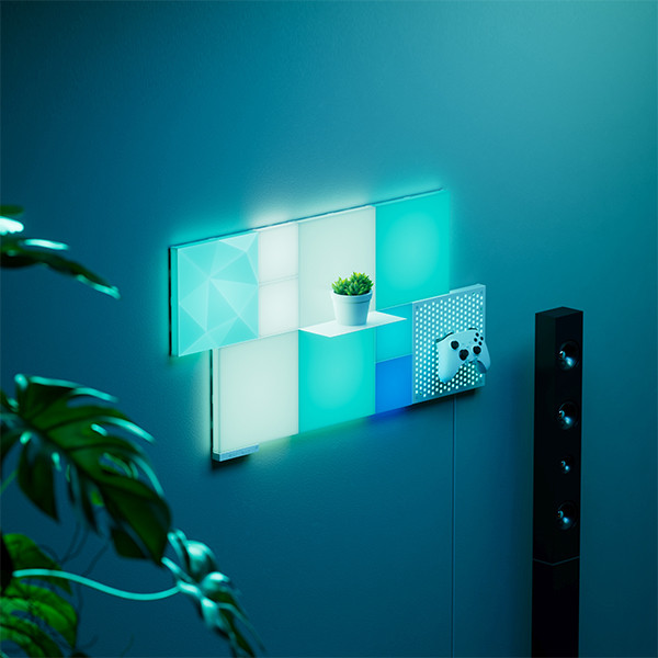 Nanoleaf Blocks Textured Big Squares | 1200-6500K + RGB | 2 stuks